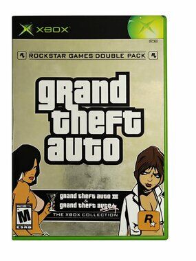 1/2 PRICE🔻Xbox Microsoft Grand Theft Auto III & Vice City